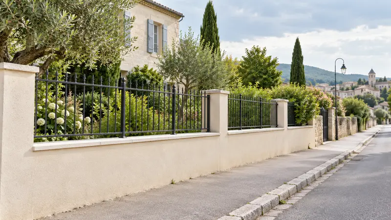 Mur et muret de clôture