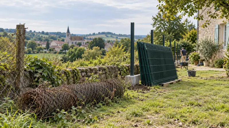 Remplacement de clôture